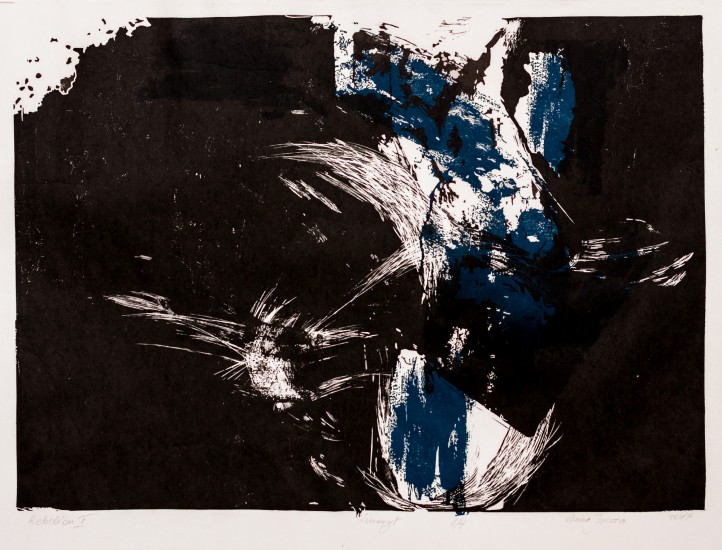 Rebellion I | linocut | 61,6x97 cm | 2017